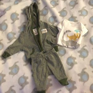 Preemie 3 piece hoodie set